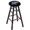 Holland Bar Stool Co Oak Counter Stool, Dark Cherry Finish, Memphis Seat RC24OSDC - alternate 1